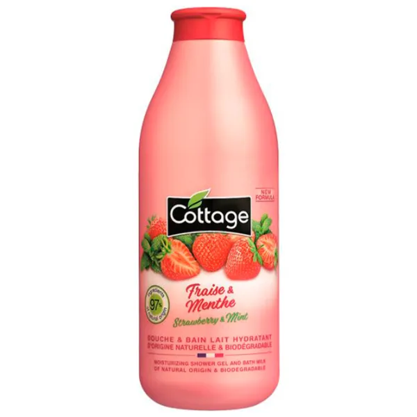 Гель для душа Cottage Shower Gel & Bath Milk Strawberry & Mint Для неё photo 1 Гель для душа Cottage Shower Gel & Bath Milk Strawberry & Mint Для неё photo 1