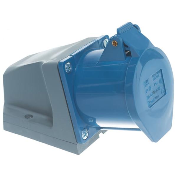 Priză IEK PSR11-032-3 220 V/ Type DIN/ Blue photo 2 Priză IEK PSR11-032-3 220 V/ Type DIN/ Blue photo 2