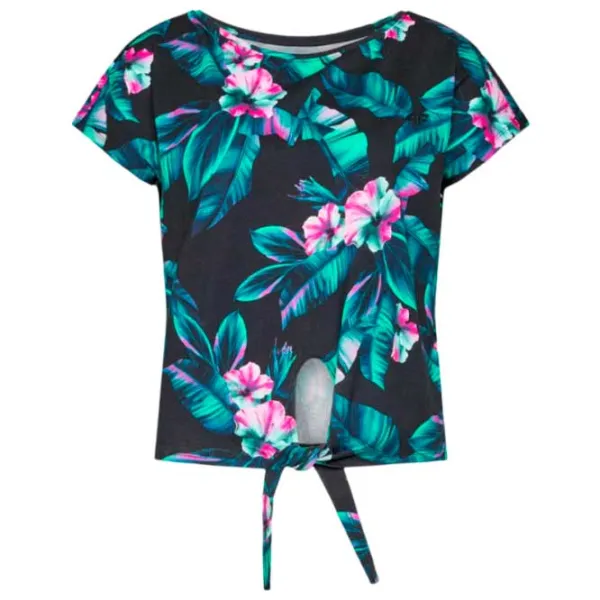 Tricou pentru femei 4F H4l22-TSD018 100% bumbac/ Multicolor photo 1