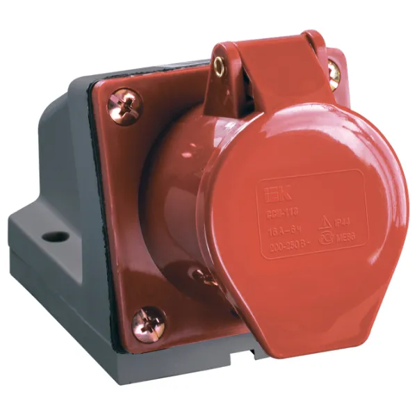 Priză IEK PSR12-032-5 380 - 415 V/ Type DIN/ Red photo 1 Priză IEK PSR12-032-5 380 - 415 V/ Type DIN/ Red photo 1