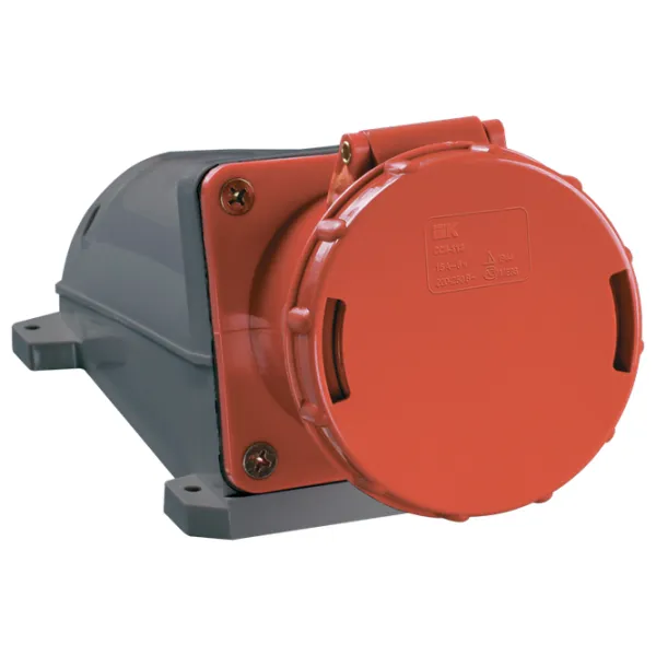 Priză IEK PSR12-063-4 380 - 415 V/ Type DIN/ Red photo 1 Priză IEK PSR12-063-4 380 - 415 V/ Type DIN/ Red photo 1