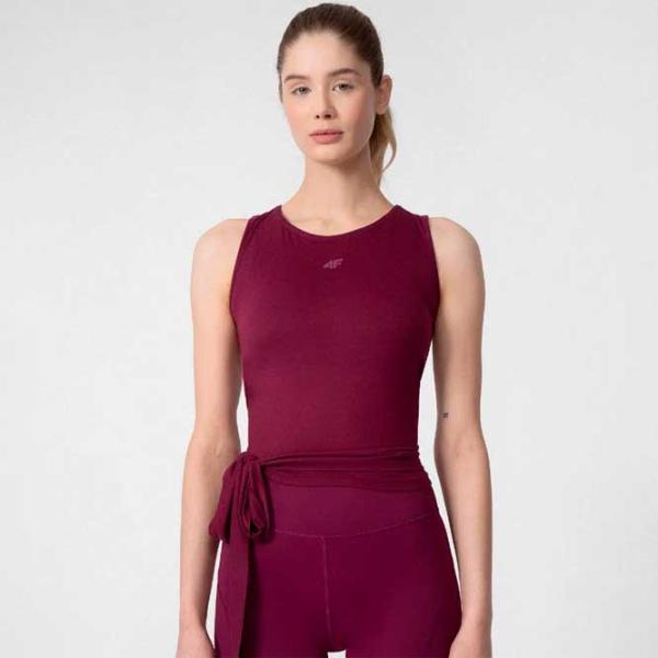 Футболка для женщин 4F H4L22-TSD025 70% модал/ Темная вишня photo 3