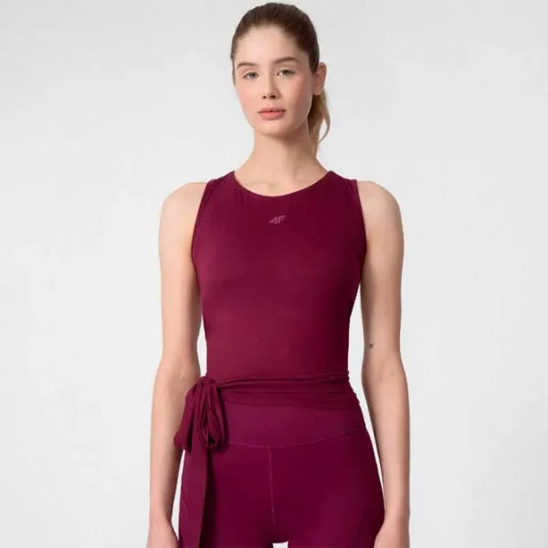 Футболка для женщин 4F H4L22-TSD025 70% модал/ Темная вишня photo 2