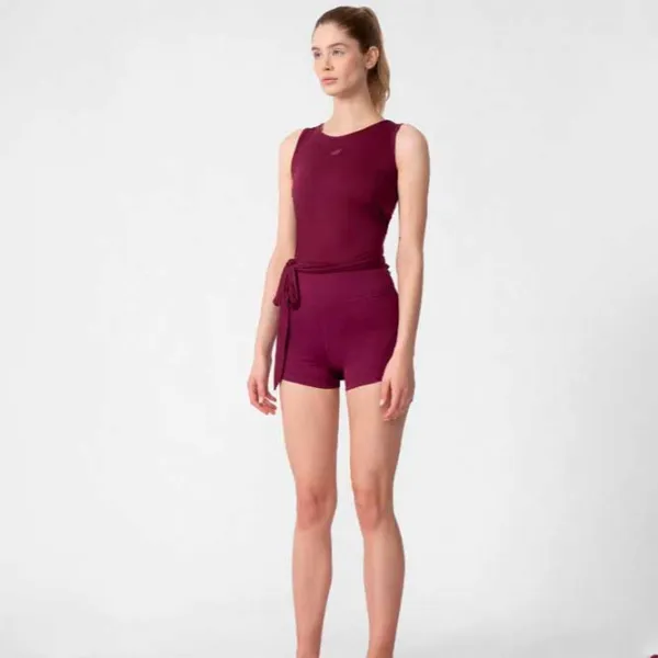 Футболка для женщин 4F H4L22-TSD025 70% модал/ Темная вишня photo 4