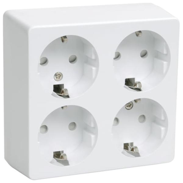Priză IEK ERB41-K01-16-DC 220 - 250 V/ Type-F/ White photo 1 Priză IEK ERB41-K01-16-DC 220 - 250 V/ Type-F/ White photo 1