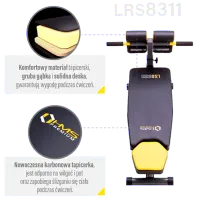 Спортивная скамья HMS LSR8311 Силовые упражнения/ Black photo 4