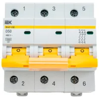 Автоматический выключатель IEK MVA40-3-050-D Модульная/ 50 A
