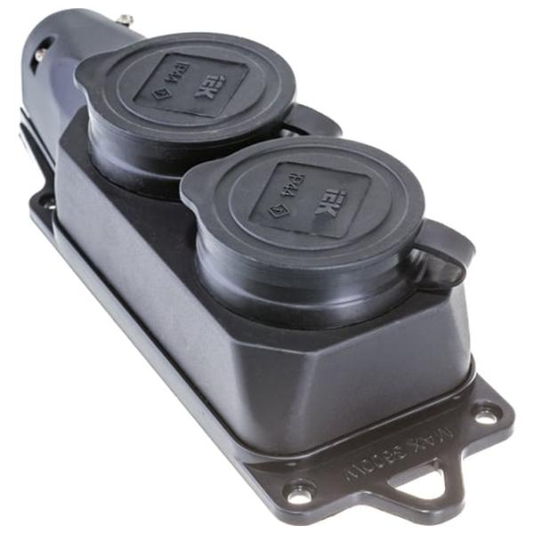 Priză mobilă IEK PKR62-016-2-K02 220 - 240 V/ Type-F/ Black photo 3 Priză mobilă IEK PKR62-016-2-K02 220 - 240 V/ Type-F/ Black photo 3