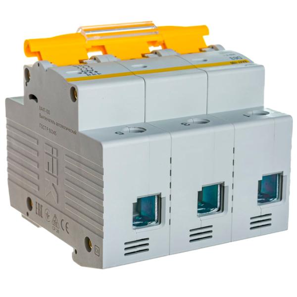 Întrerupător automat IEK MVA40-3-100-D Modulară/ 100 A photo 4