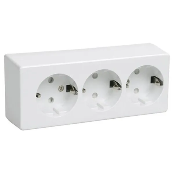 Priză IEK ERB31-K01-16-DC 220 - 240 V/ Type-F/ White photo 1 Priză IEK ERB31-K01-16-DC 220 - 240 V/ Type-F/ White photo 1