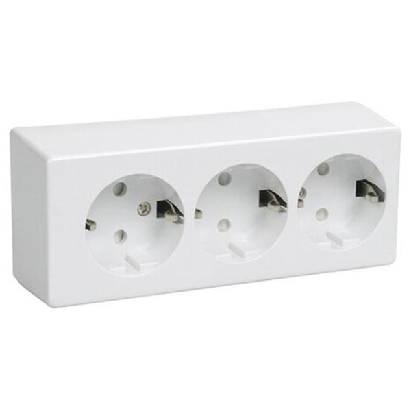 Priză IEK ERB31-K01-16-DC 220 - 240 V/ Type-F/ White photo 1 Priză IEK ERB31-K01-16-DC 220 - 240 V/ Type-F/ White photo 1