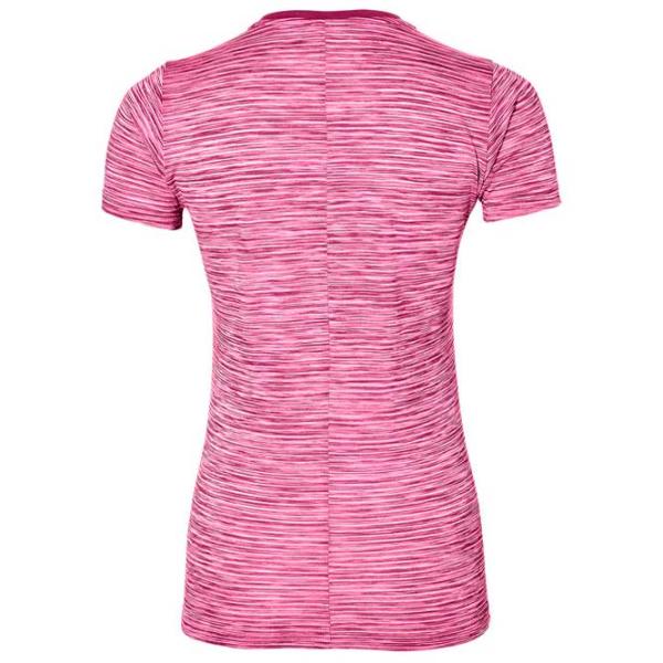 Tricou pentru femei Asics Fuzex v neck ss 100% poliester/ Pink photo 2 Tricou pentru femei Asics Fuzex v neck ss 100% poliester/ Pink photo 2