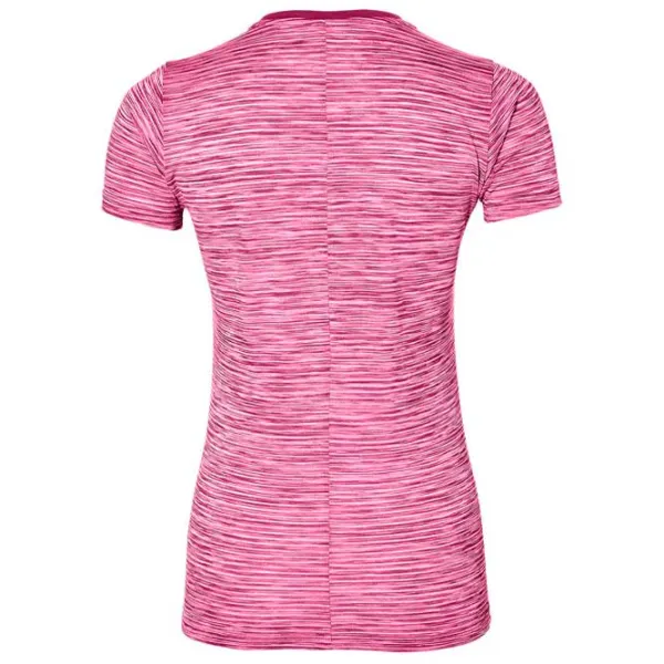 Tricou pentru femei Asics Fuzex v neck ss 100% poliester/ Pink photo 2 Tricou pentru femei Asics Fuzex v neck ss 100% poliester/ Pink photo 2