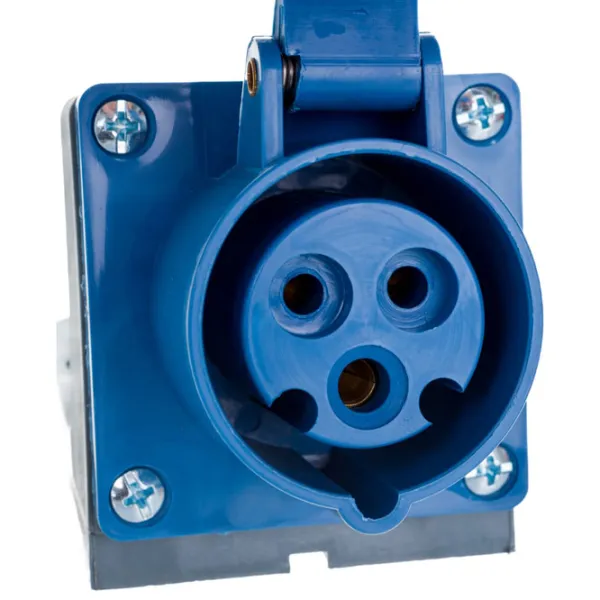 Priză IEK PSR11-016-3 220 - 240 V/ Type DIN/ Blue photo 4 Priză IEK PSR11-016-3 220 - 240 V/ Type DIN/ Blue photo 4