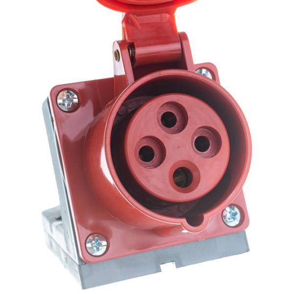 Розетка IEK PSR12-016-4 380 - 415 В/ Тип DIN/ Красный photo 4 Розетка IEK PSR12-016-4 380 - 415 В/ Тип DIN/ Красный photo 4