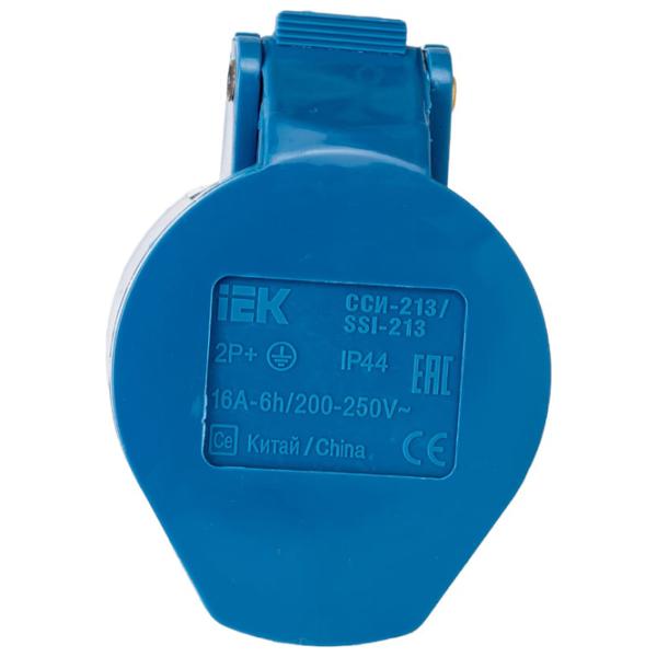 Priză mobilă IEK PSR21-016-3 220 - 240 V/ Type DIN/ Blue photo 6