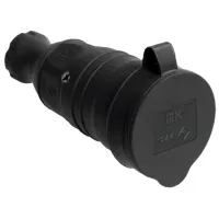 Priză mobilă IEK PKR21-016-2-K02 220 - 240 V/ Type-F/ Black