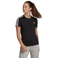 Футболка для женщин Adidas Shirt 3 Stripes Хлопок/ Black