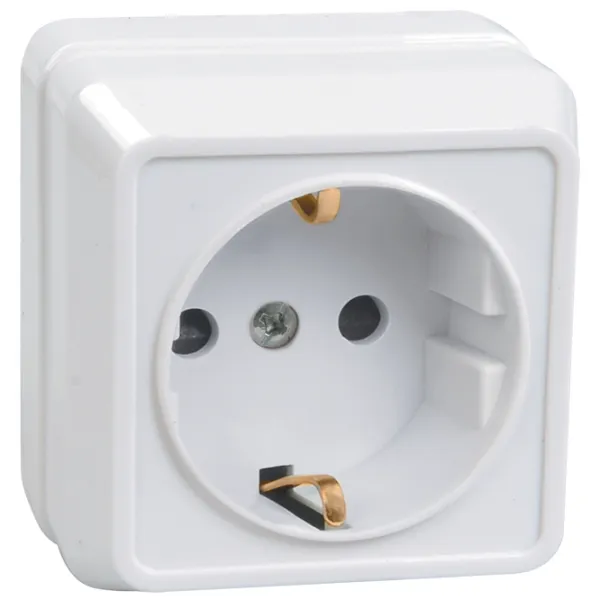 Priză IEK ERO11-K01-16-DC 220 - 240 V/ Type-F/ White photo 1 Priză IEK ERO11-K01-16-DC 220 - 240 V/ Type-F/ White photo 1