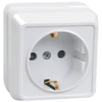 Priză IEK ERO11-K01-16-DC 220 - 240 V/ Type-F/ White