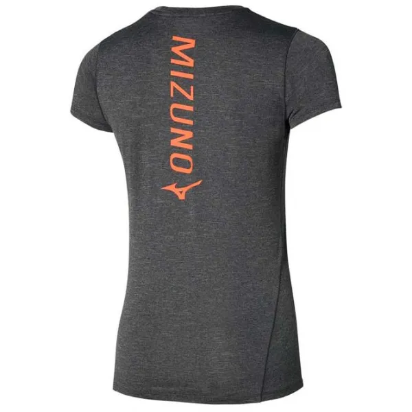 Футболка для женщин Mizuno Core Graphic Tee 100% полиэстер/ Black photo 2