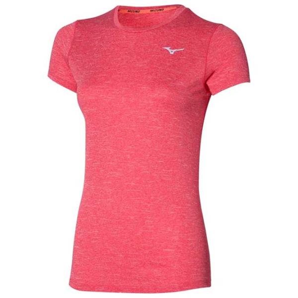 Футболка для женщин Mizuno Core Graphic Tee 100% полиэстер/ Pink photo 1