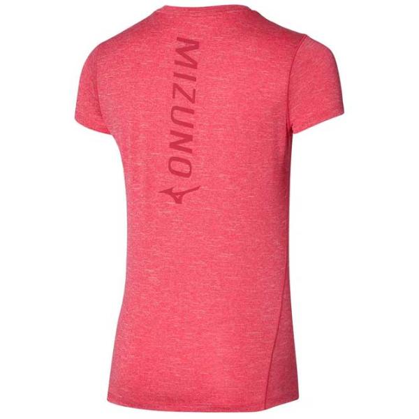 Футболка для женщин Mizuno Core Graphic Tee 100% полиэстер/ Pink photo 2