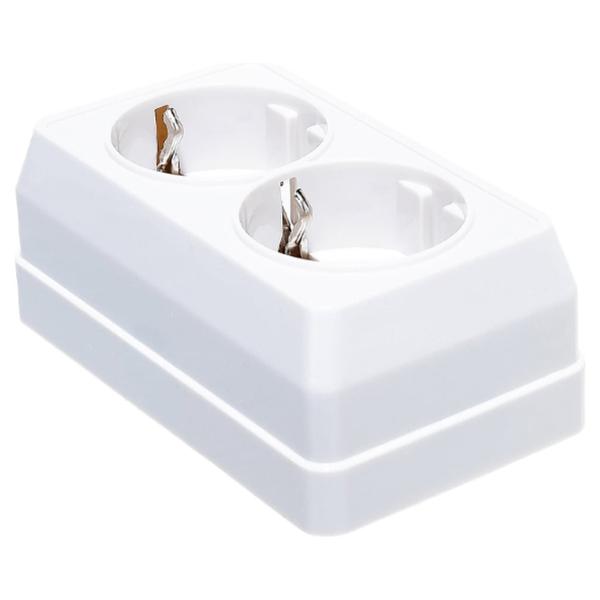 Priză IEK ERO21-K01-16-DC 220 - 250 V/ Type-F/ White photo 2
