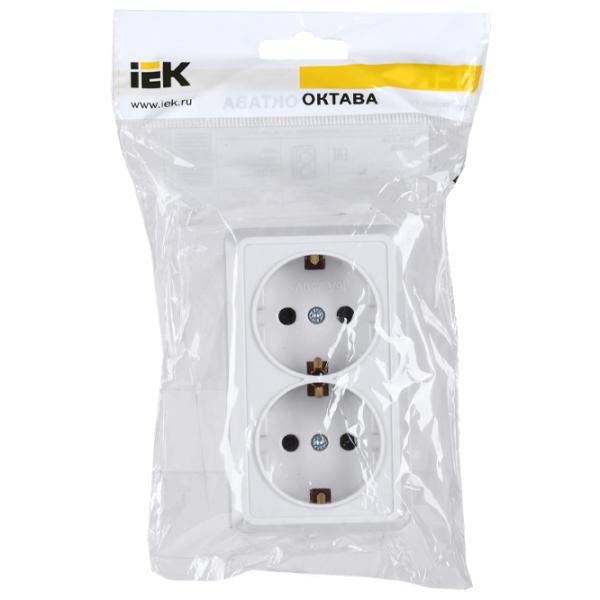 Priză IEK ERO21-K01-16-DC 220 - 250 V/ Type-F/ White photo 4