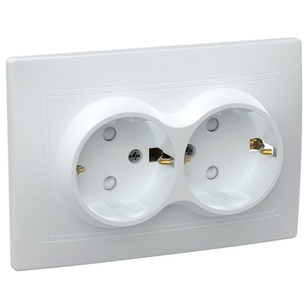 Priză IEK ERK21-K01-16-DM 220 - 240 V/ Type-F/ White photo 1 Priză IEK ERK21-K01-16-DM 220 - 240 V/ Type-F/ White photo 1