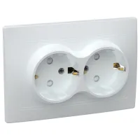 Розетка IEK ERK21-K01-16-DM 220 - 240 В/ Type-F/ White