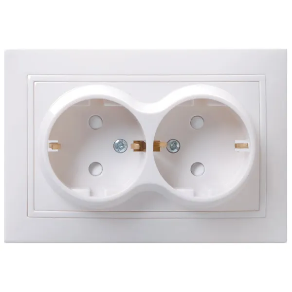 Priză IEK ERK21-K01-16-DM 220 - 240 V/ Type-F/ White photo 2 Priză IEK ERK21-K01-16-DM 220 - 240 V/ Type-F/ White photo 2