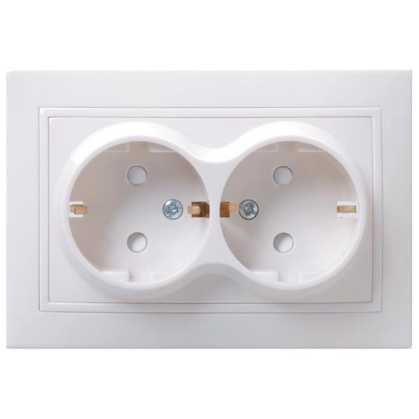 Priză IEK ERK21-K01-16-DM 220 - 240 V/ Type-F/ White photo 2 Priză IEK ERK21-K01-16-DM 220 - 240 V/ Type-F/ White photo 2