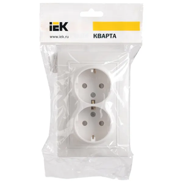 Priză IEK ERK21-K01-16-DM 220 - 240 V/ Type-F/ White photo 3 Priză IEK ERK21-K01-16-DM 220 - 240 V/ Type-F/ White photo 3