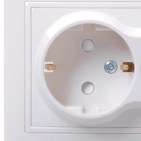Priză IEK ERK21-K01-16-DM 220 - 240 V/ Type-F/ White photo 5 Priză IEK ERK21-K01-16-DM 220 - 240 V/ Type-F/ White photo 5