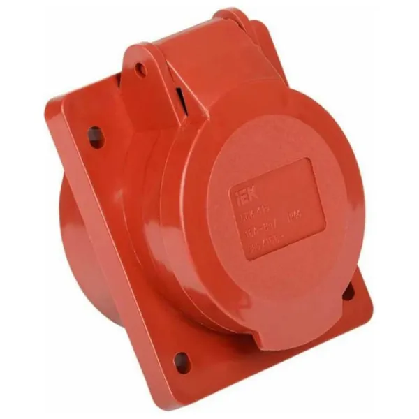 Priză IEK PSR42-016-5 380 - 415 V/ Type DIN/ Red photo 1 Priză IEK PSR42-016-5 380 - 415 V/ Type DIN/ Red photo 1