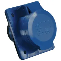 Розетка IEK PSR41-032-3 220 - 240 В/ Type-K/ Blue