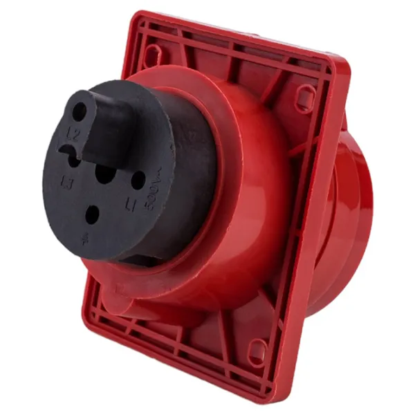Priză IEK PSR42-032-4 380 - 415 V/ Type DIN/ Red photo 4 Priză IEK PSR42-032-4 380 - 415 V/ Type DIN/ Red photo 4