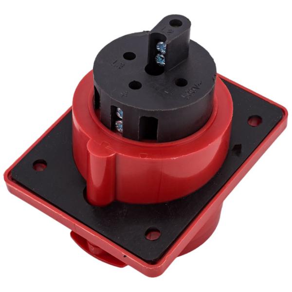 Priză IEK PSR42-032-4 380 - 415 V/ Type DIN/ Red photo 5 Priză IEK PSR42-032-4 380 - 415 V/ Type DIN/ Red photo 5