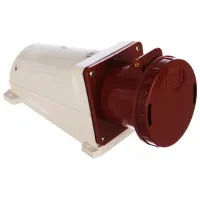 Priză IEK PSR12-125-5 380 - 415 V/ Type DIN/ Red