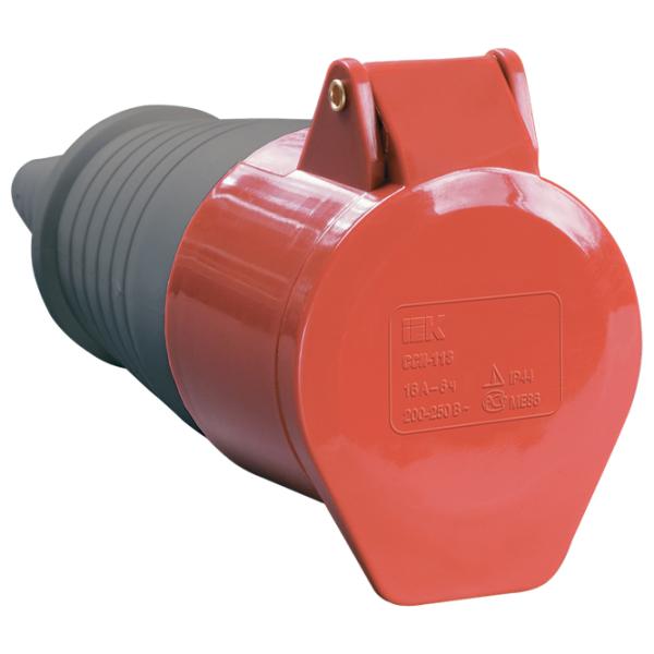 Priză mobilă IEK PSR22-032-5 380 - 415 V/ Type DIN/ Red photo 1 Priză mobilă IEK PSR22-032-5 380 - 415 V/ Type DIN/ Red photo 1