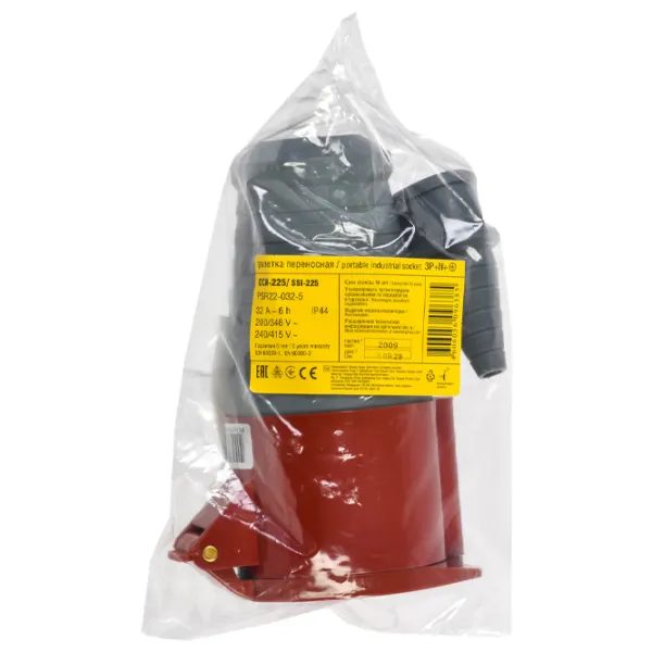 Priză mobilă IEK PSR22-032-5 380 - 415 V/ Type DIN/ Red photo 6 Priză mobilă IEK PSR22-032-5 380 - 415 V/ Type DIN/ Red photo 6