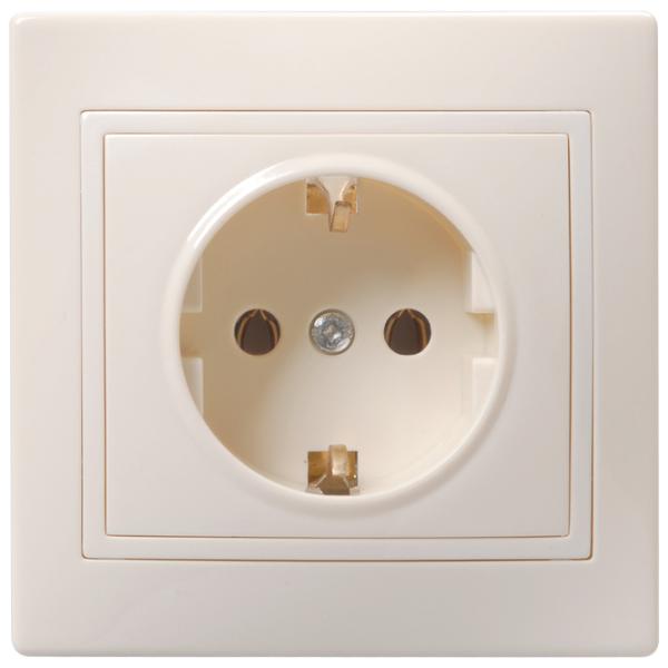 Priză IEK ERK14-K33-16-DM 220 - 240 V/ Type-F/ Cream photo 1 Priză IEK ERK14-K33-16-DM 220 - 240 V/ Type-F/ Cream photo 1