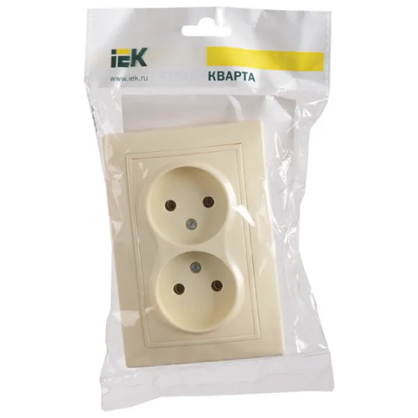 Розетка IEK ERK23-K33-10-DM 220 - 240 В/ Type-C/ Кремовый photo 3 Розетка IEK ERK23-K33-10-DM 220 - 240 В/ Type-C/ Кремовый photo 3