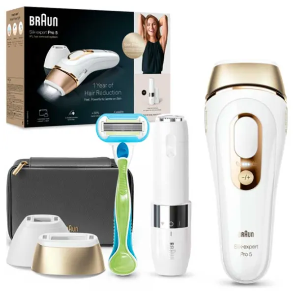 Эпилятор Braun PL5146 Silk-expert Pro 5 IPL/ White Золото photo 4