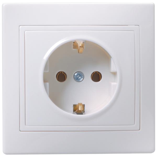 Priză IEK ERK14-K01-16-DM 220 - 240 V/ Type-F/ White photo 1 Priză IEK ERK14-K01-16-DM 220 - 240 V/ Type-F/ White photo 1