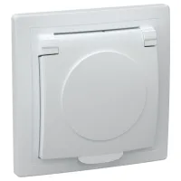 Priză IEK ERK15-K01-16-DM 220 - 250 V/ Type-F/ White