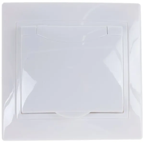 Розетка IEK ERK15-K01-16-DM 220 - 250 В/ Type-F/ White photo 2 Розетка IEK ERK15-K01-16-DM 220 - 250 В/ Type-F/ White photo 2