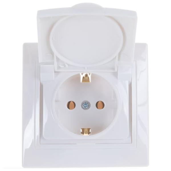 Розетка IEK ERK15-K01-16-DM 220 - 250 В/ Type-F/ White photo 3 Розетка IEK ERK15-K01-16-DM 220 - 250 В/ Type-F/ White photo 3