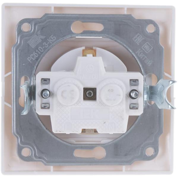 Розетка IEK ERK15-K01-16-DM 220 - 250 В/ Type-F/ White photo 4 Розетка IEK ERK15-K01-16-DM 220 - 250 В/ Type-F/ White photo 4